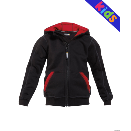 Sweater met lange rits en kap - WATSON KIDS