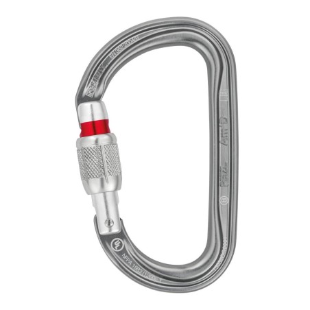 Lightweight asymmetrical carabiner - AM'D SCREW-LOCK M34A SL