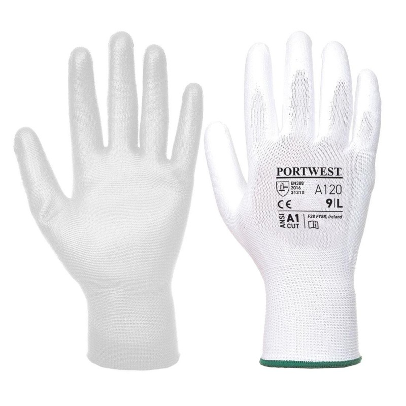 PU Handschoenen Wite - A120 PU Handschoenen Wite - A120