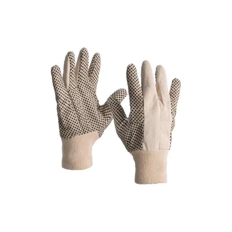 Black dot shop cotton gloves