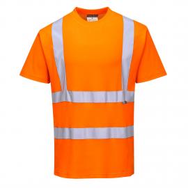 High Visibility cotton Comfort short sleeves T-shirt - S170